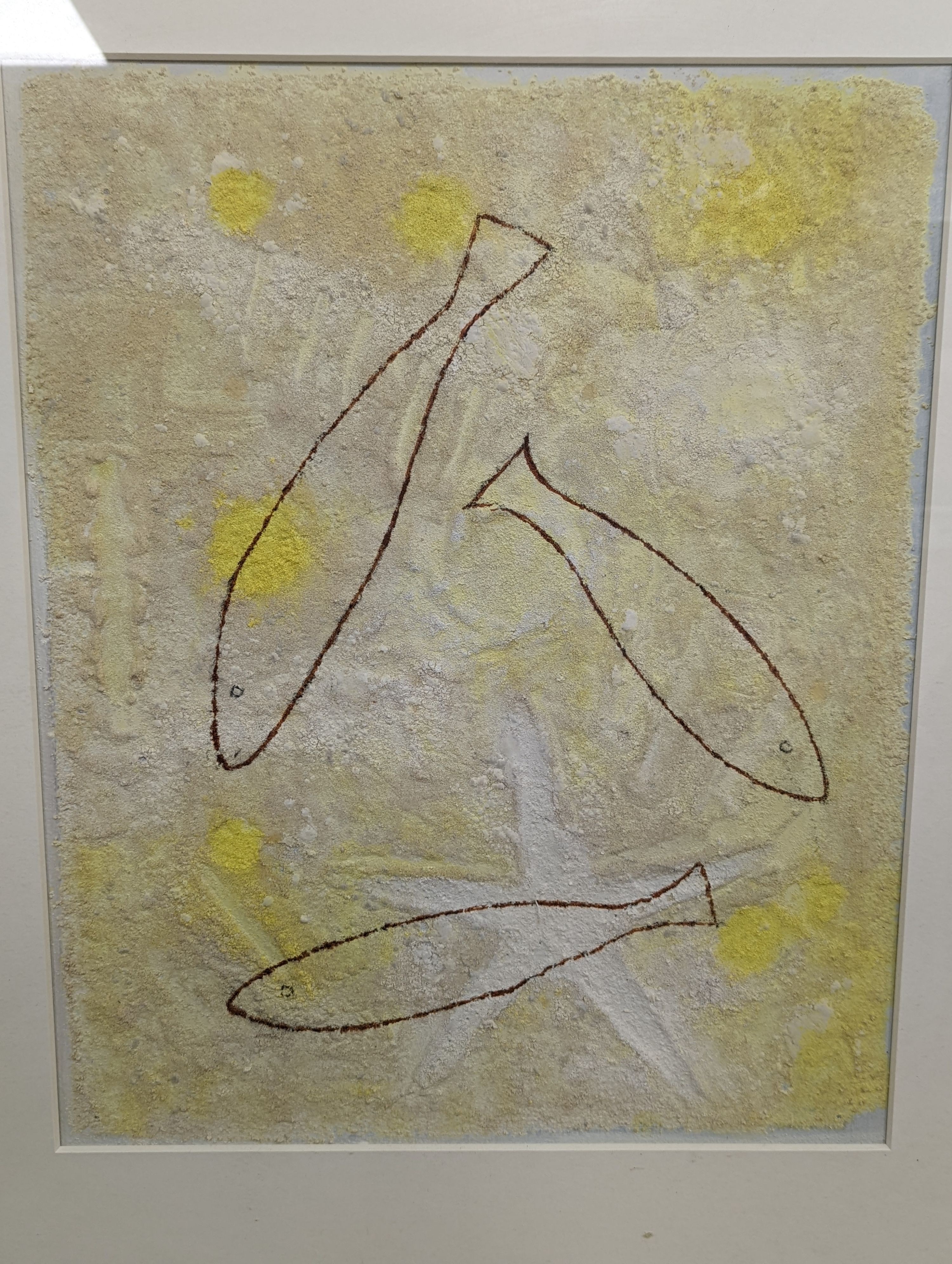 Mark Fry (b.1952), mixed media and oil, ‘On The Seabed', 1997, 51 x 41cm